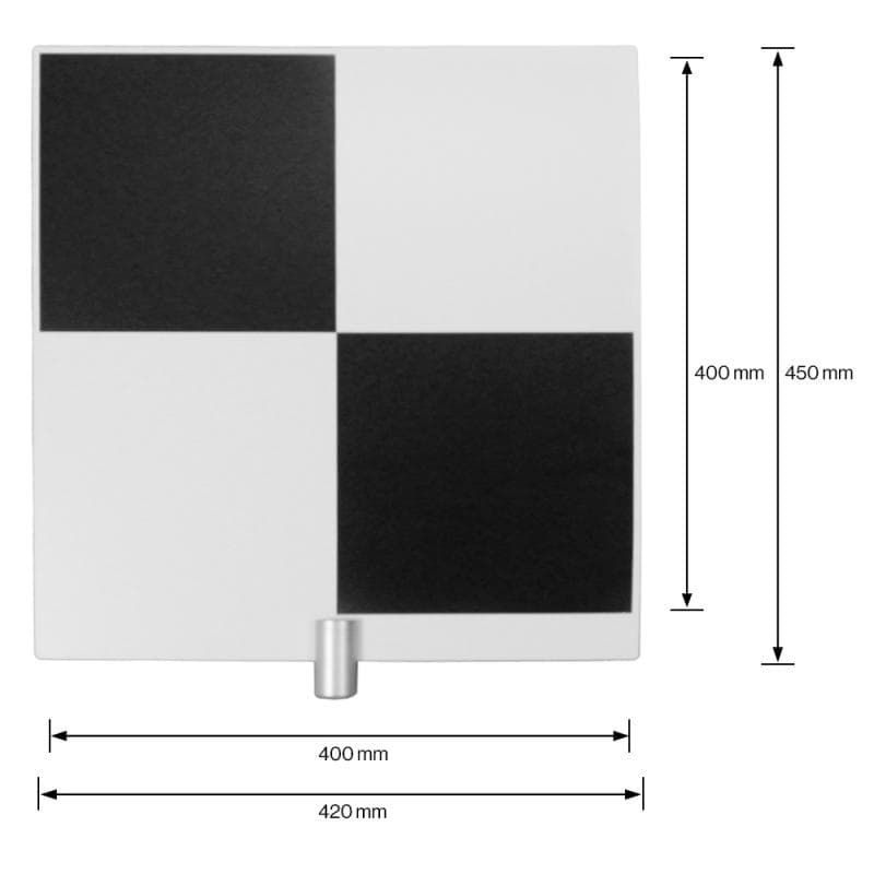 Large Laser Scanner Checkerboard Target