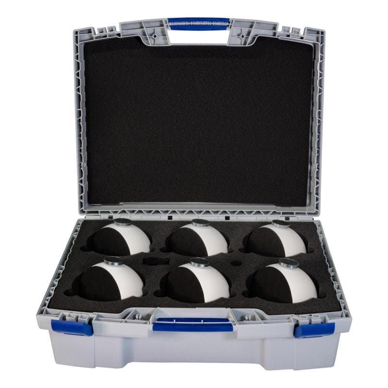 Set of 6 Deutsche Bahn Reference Spheres Flexi 145mm in a Case