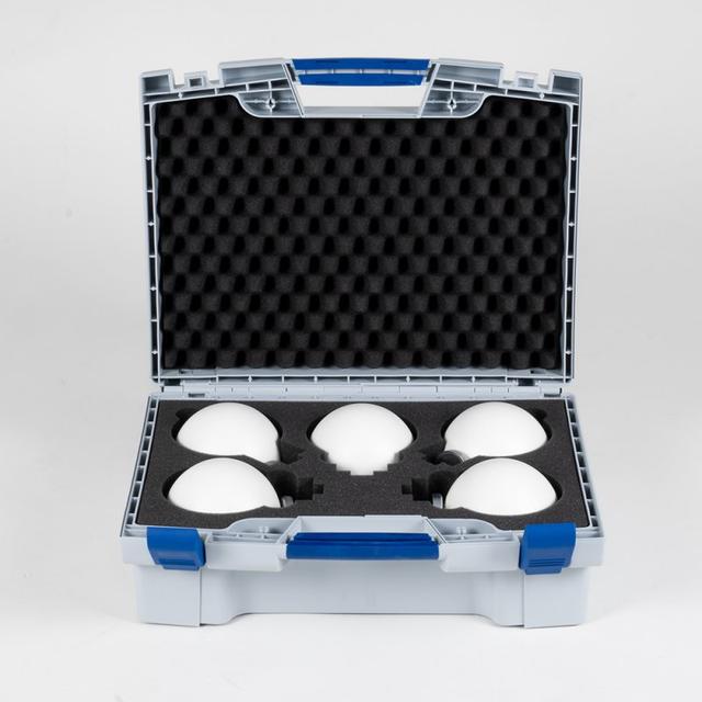 Set of 5 Laser Scanner Reference Spheres Ø100mm with Magnet