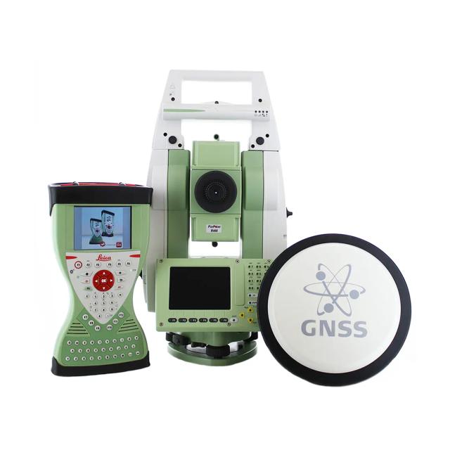 Used Leica TS12 P 2" R400 Robotic Total Station with GS12 GNSS