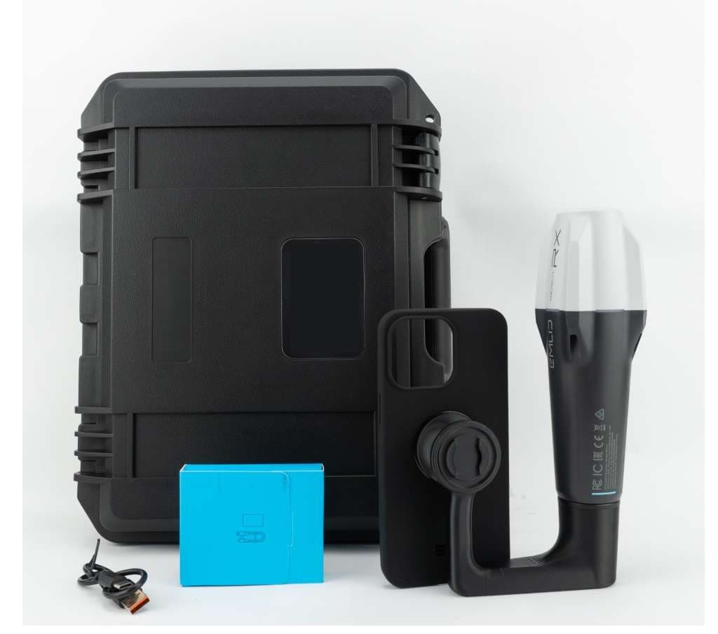 Emlid Reach RX Mapping Kit for iPhone – Compact Multi-band RTK GNSS Receiver, Brand New