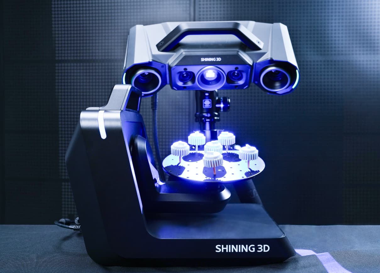 SHINING 3D Automatic Dual-Axis Turntable for 3D Inspection Systems