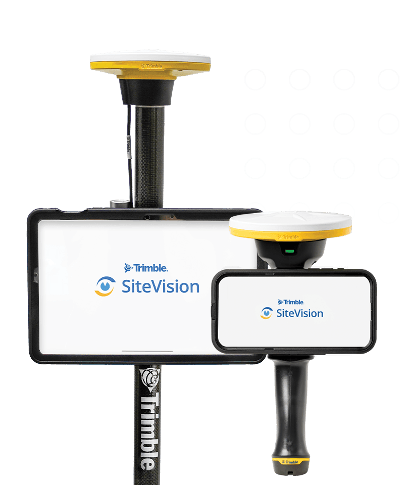 Trimble SiteVision Augmented Reality GNSS System for Construction and Surveying