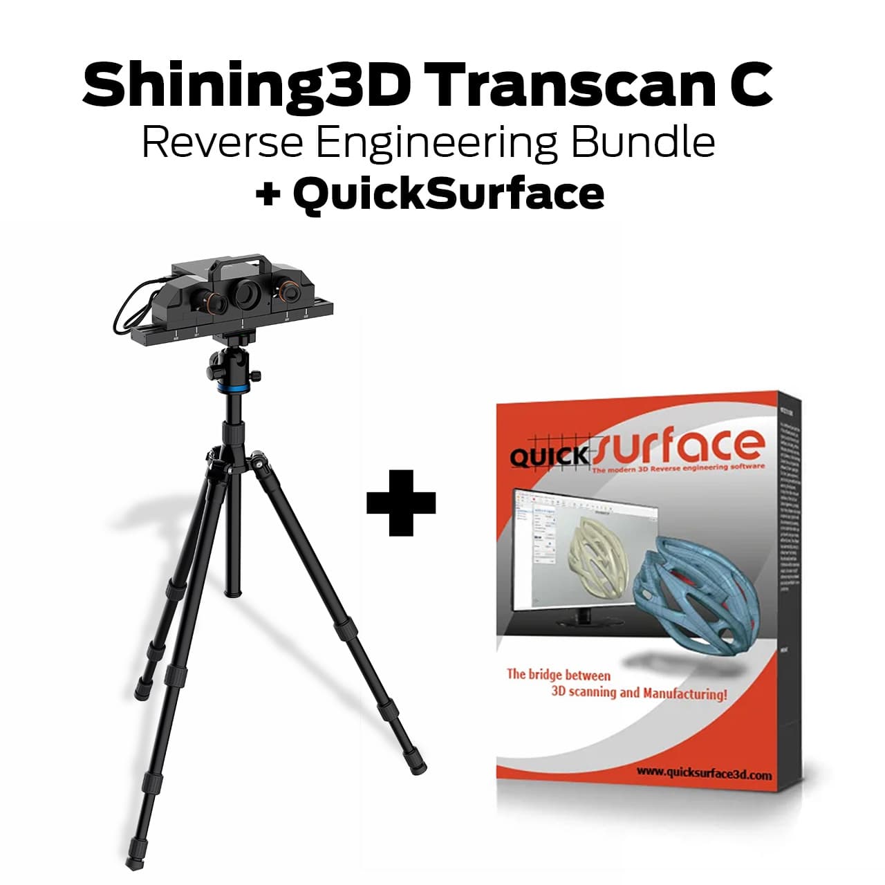 Transcan C Reverse Engineering Bundle – Optical 3D Scanner with Software